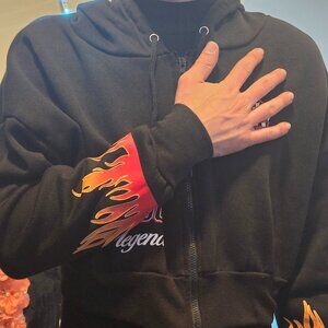 Passion Racing Cropped Hoodie